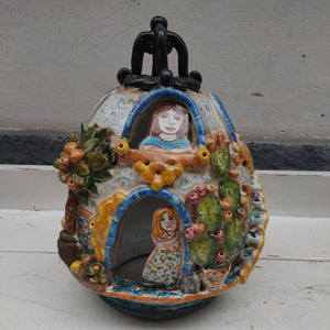Uovo di Pasqua Casetta - Be Art Bottega Artigiana